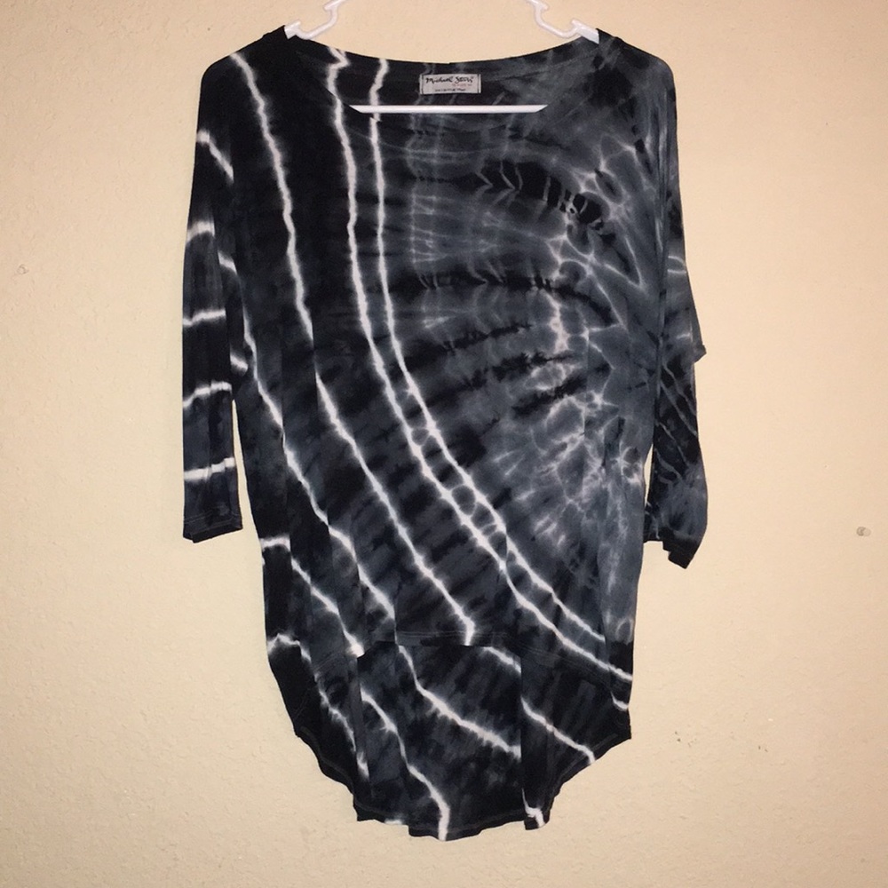 Michael Stars 3/4 sleeve high low top OS